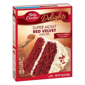 Betty Crocker Super Moist Red Velvet Cake Mix 13.25oz (375g)