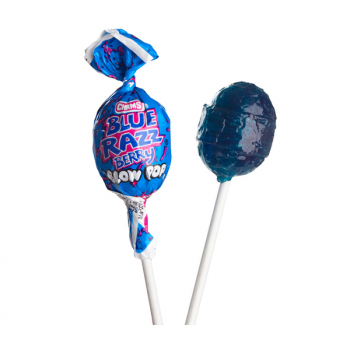 Charms Blowpop Blue Razz Berry 8 Stuks 0.65oz (18,4g)