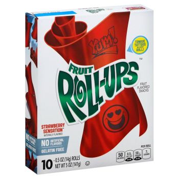 Fruit Roll-Ups Strawberry Sensation 5oz (141g)