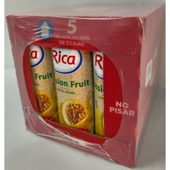 Rica Passion Fruit Juice Drink 12 x 1Liter DATUM