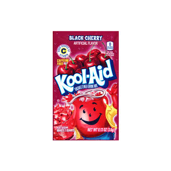 Kool-Aid Black Cherry zakje 0.14oz (3.9g)