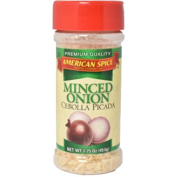 American Spice Onion Minced 1.75oz (49.6g) DATUM