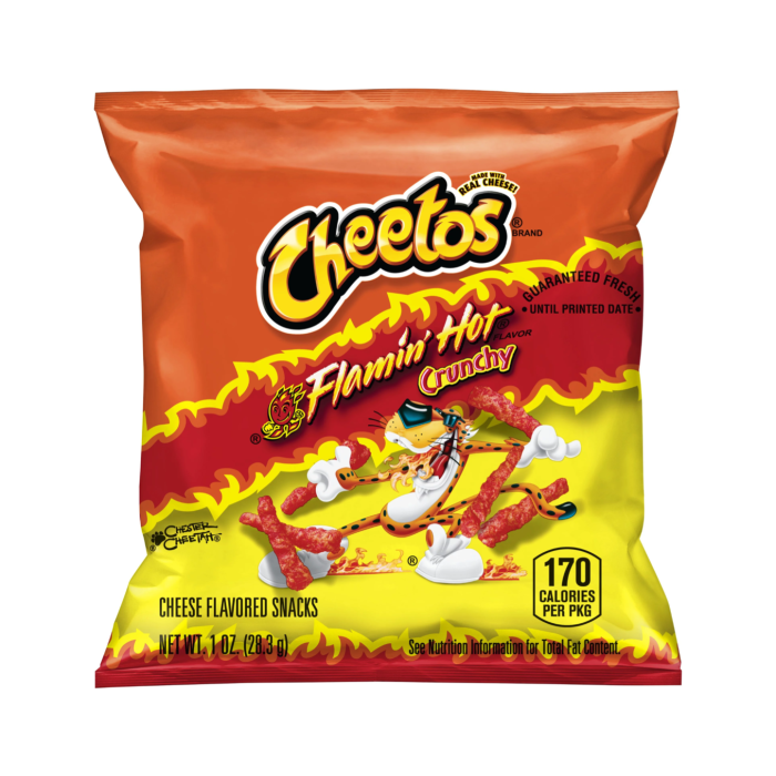 Antilliaanse Toko Cheetos Flaming Hot Crunchy 1oz 28 3g